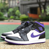 AJ1 MID Court Purple