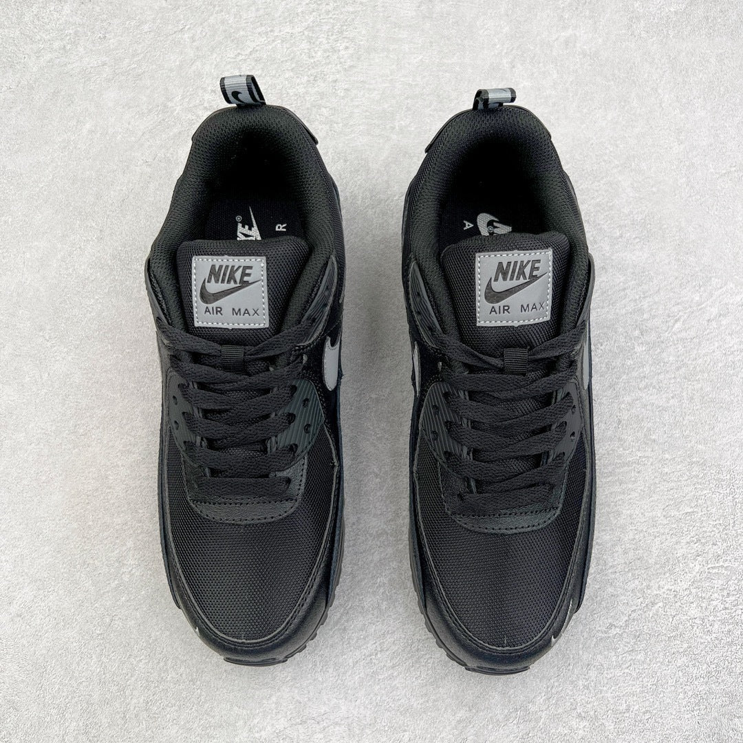 90 Black Metallic Silver Mini Swoosh
