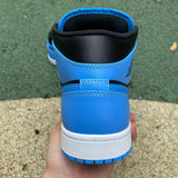 AJ1 MID University Blue Black