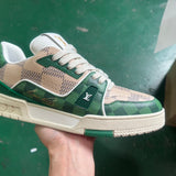 Trainer Beige and Green