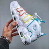 Uptempo White Multi-Color