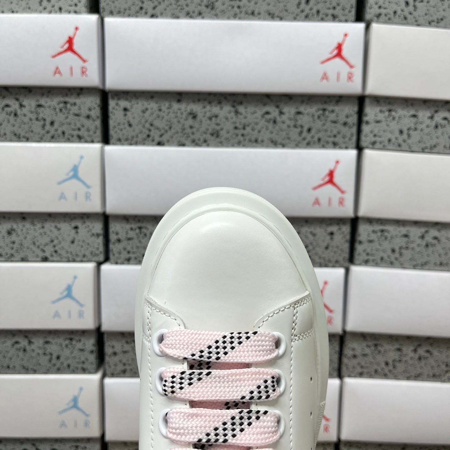 Alexander McQueen Pink & Red Drip Sneakers