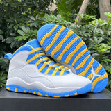AJ10 White and Blue