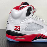 AJ 5 Fire Red Black Tongue