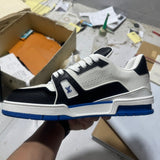 Trainer White and Blue