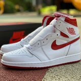 AJ1 High White Red