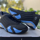 AJ14 Retro Black and Blue