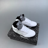 AJ 5 White and Black