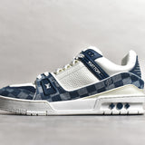 Trainer White and Blue