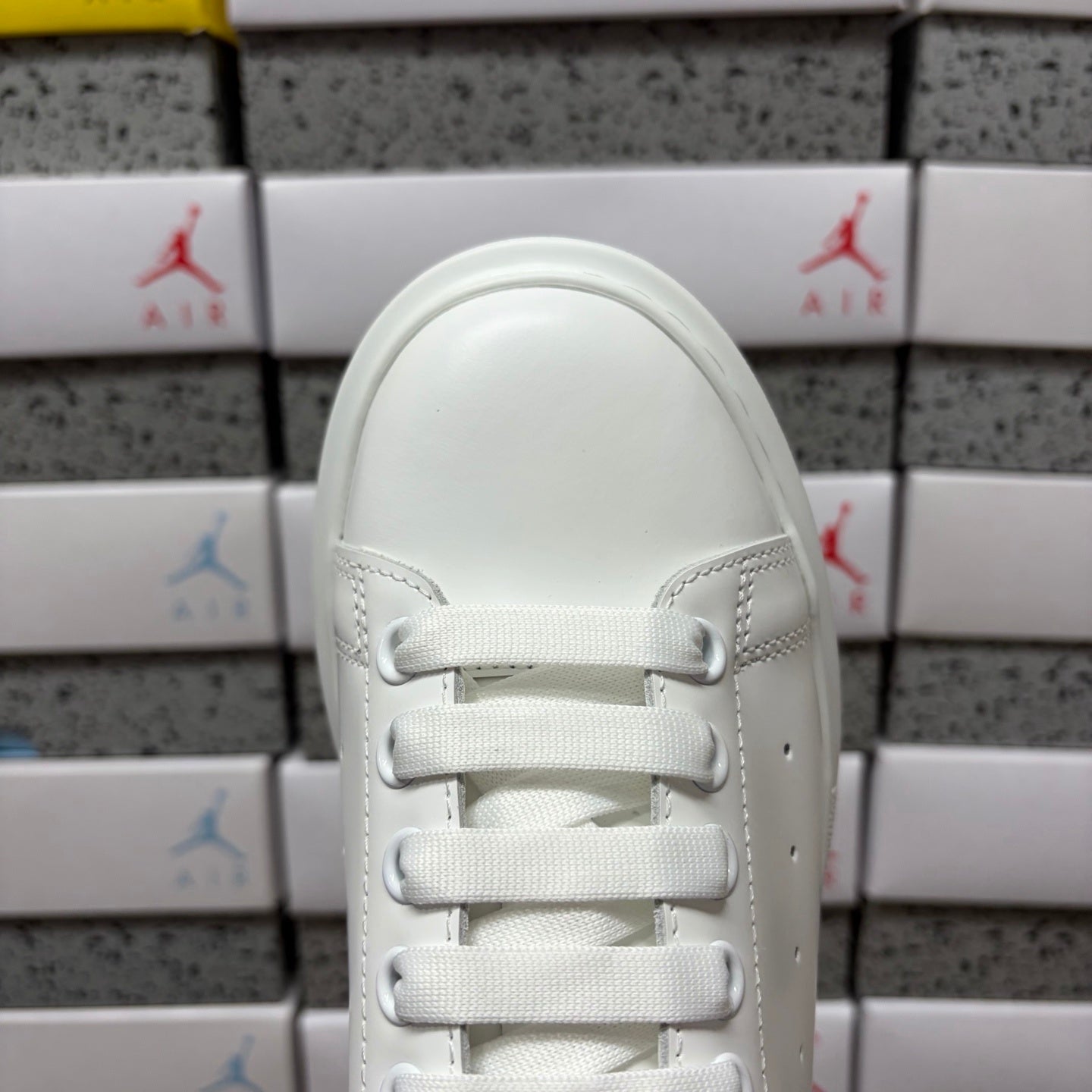 Alexander McQueen Turtle White Drip Sneakers