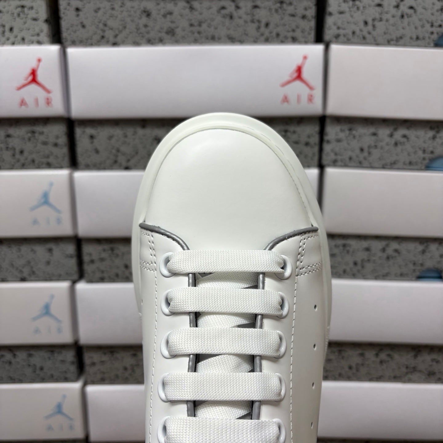 Alexander McQueen Silver Shadow Drip Sneakers