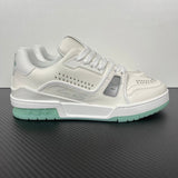 Trainer White and Mint Green