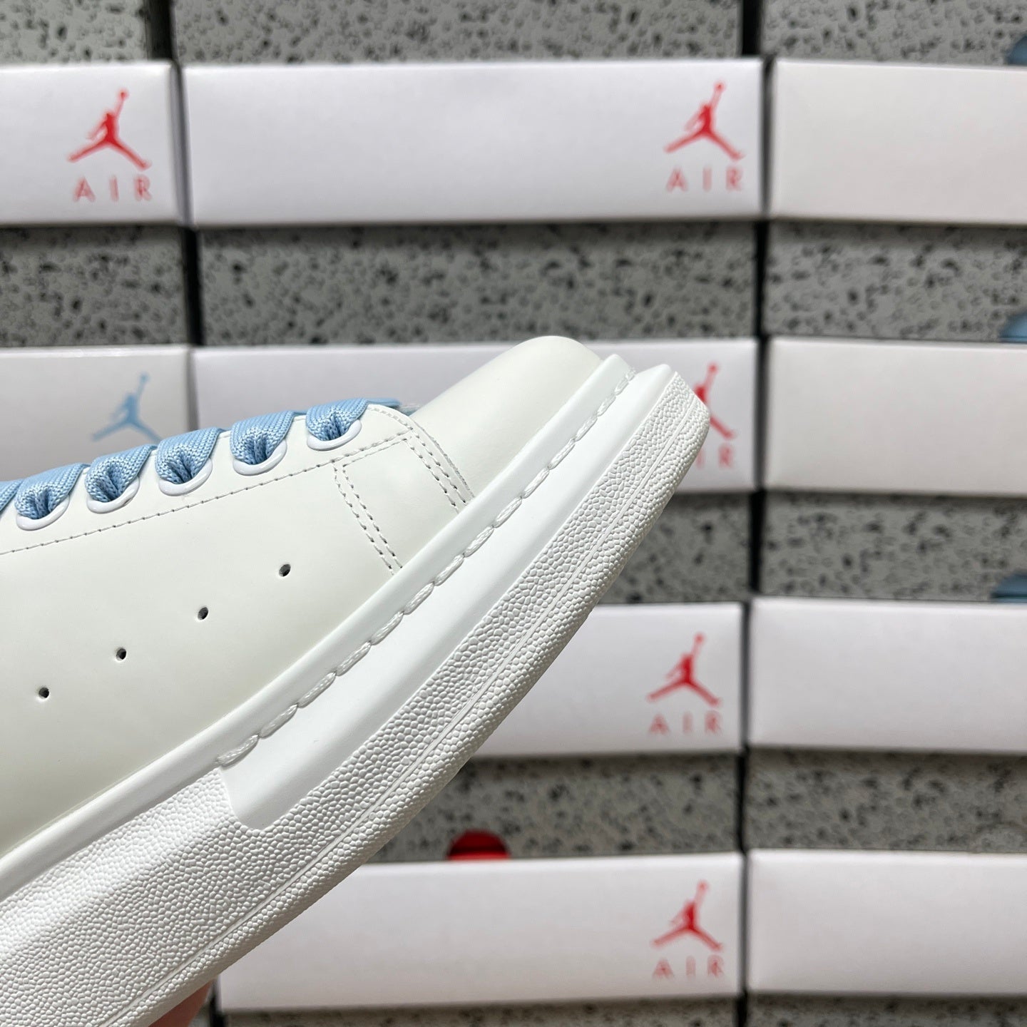 Alexander McQueen Light Blue Drip Sneakers