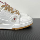 Trainer White and Bordeaux
