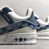 Trainer White and Blue