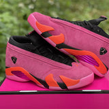 AJ14 Low Shocking Pink