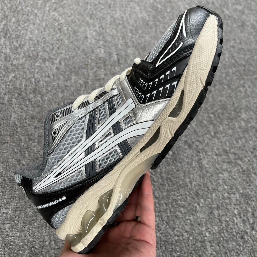 Kayano 14 Black Grey Cream