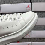 Alexander McQueen Silver & Red Drip Sneakers