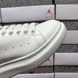 Alexander McQueen Silver & Red Drip Sneakers