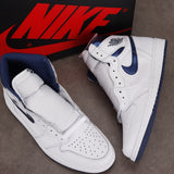 AJ1 High Metallic Navy