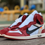 AJ1 High x Off White Red Wave