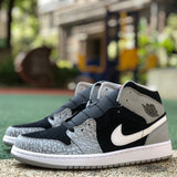 AJ1 MID Elephant Print