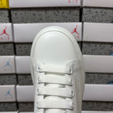 Alexander McQueen Grey Suede Drip Sneakers