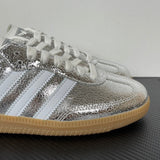 Samba  OG Silver Metallic Cracked Leather
