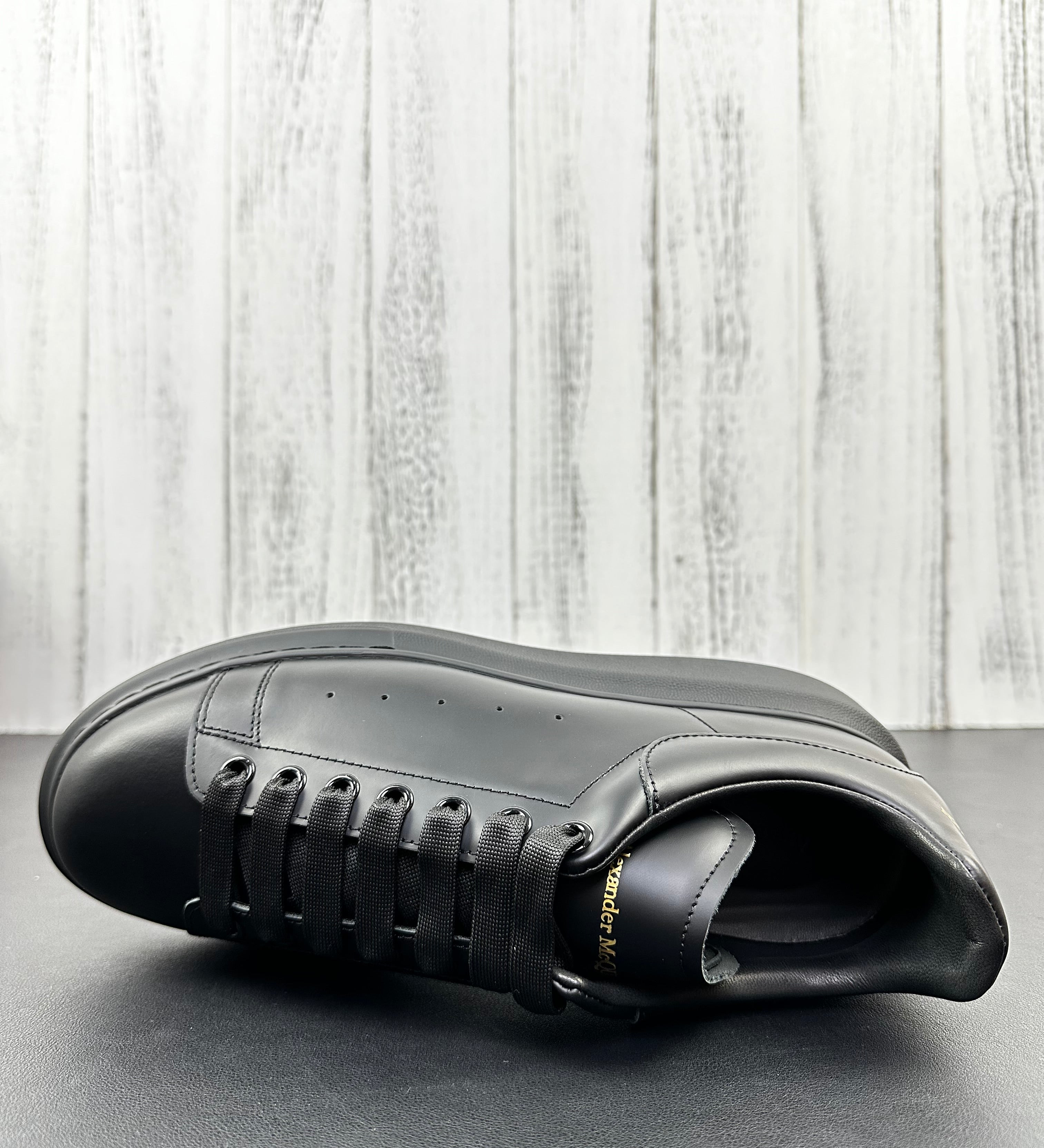 Alexander McQueen All Black Drip Sneakers