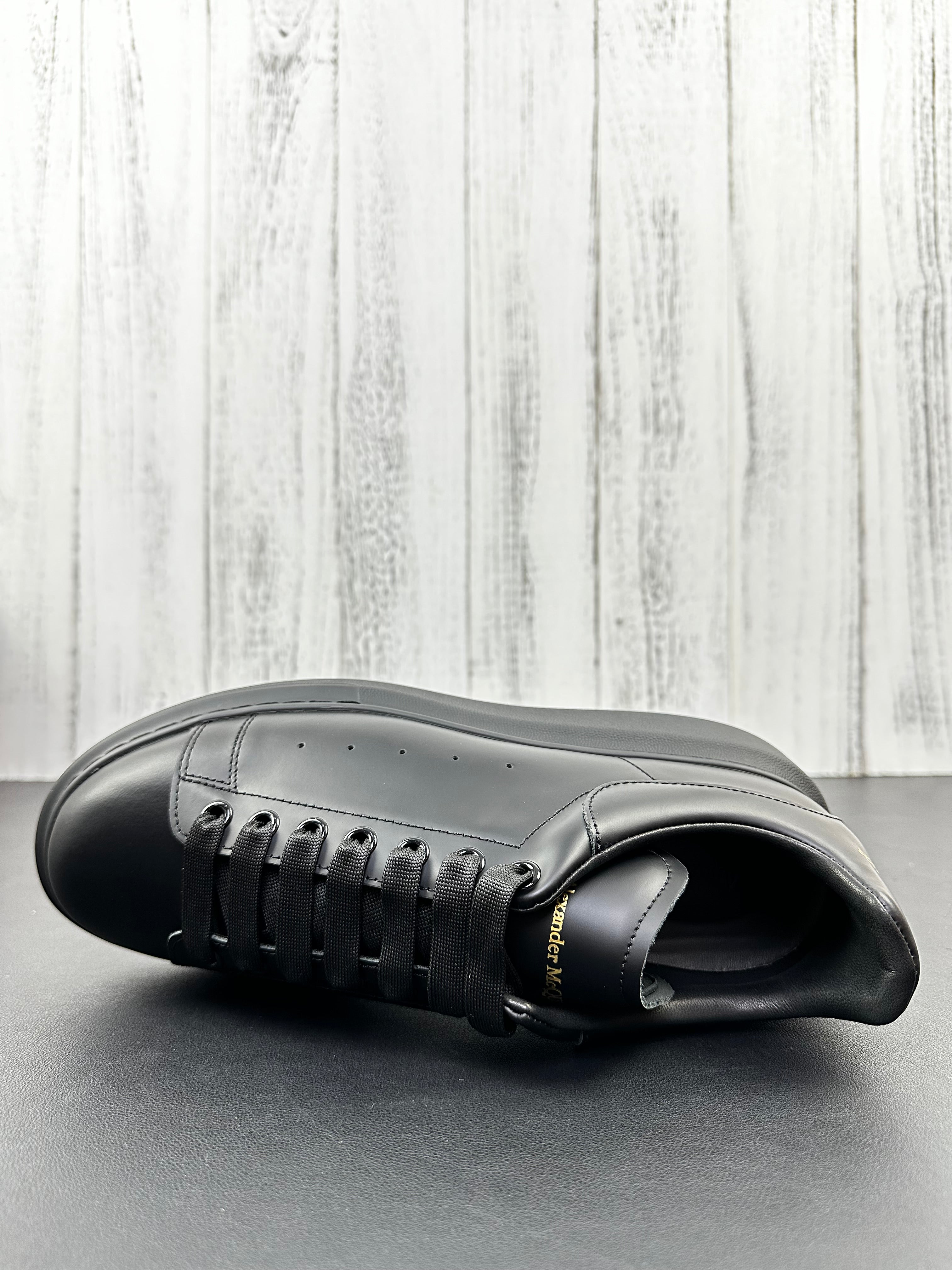 Alexander McQueen All Black Drip Sneakers