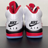 AJ 5 Fire Red Black Tongue