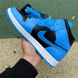 AJ1 MID University Blue Black