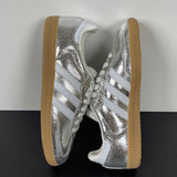 Samba  OG Silver Metallic Cracked Leather
