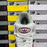 Campus White Burgundy