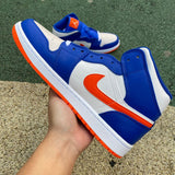 AJ1 MID Game Royal/Rush Orange