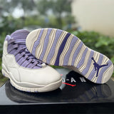 AJ10 White and Purple