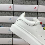 Alexander McQueen Front Rainbow Drip Sneakers