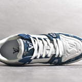 Trainer White and Blue