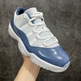 AJ11 Low Blue and White