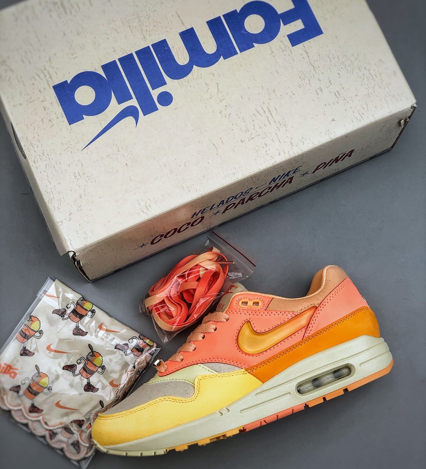 Air Max 1 Puerto Rico Day Orange Frost