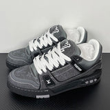 Trainer Grey Demin