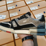 Trainer Silver and Black Crystal