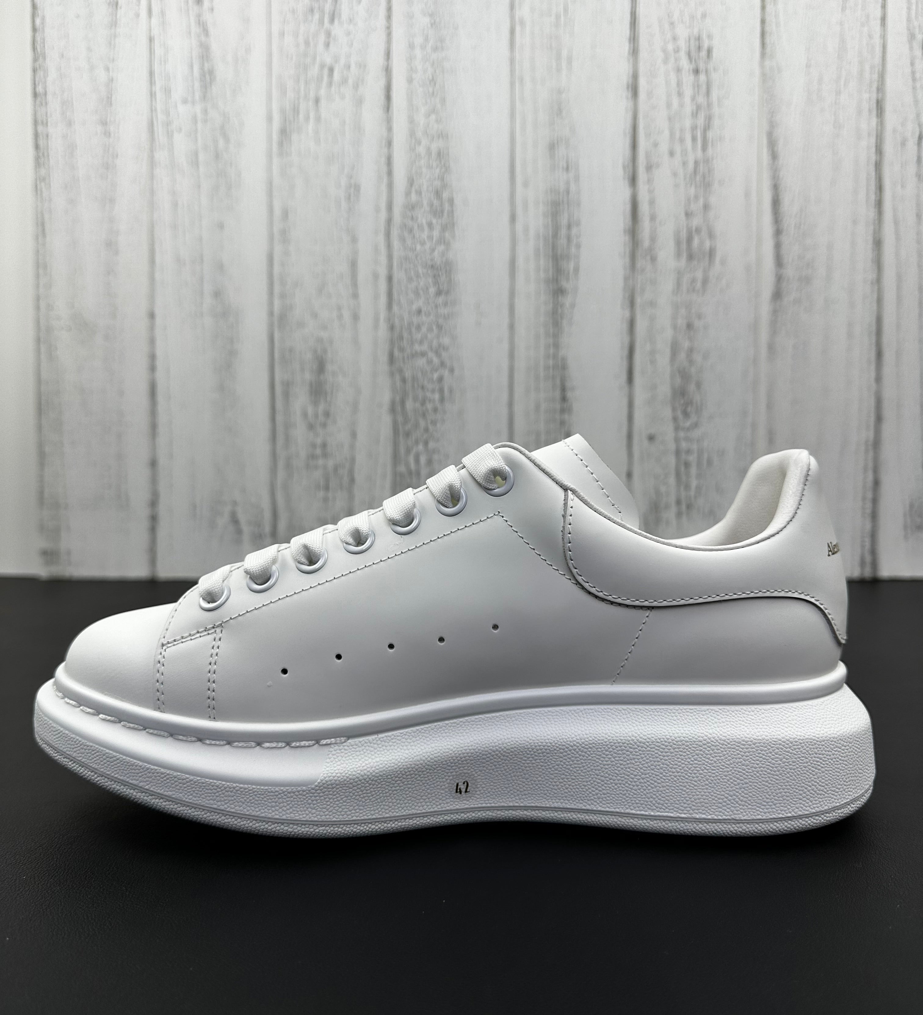 Alexander McQueen All White Drip Sneakers