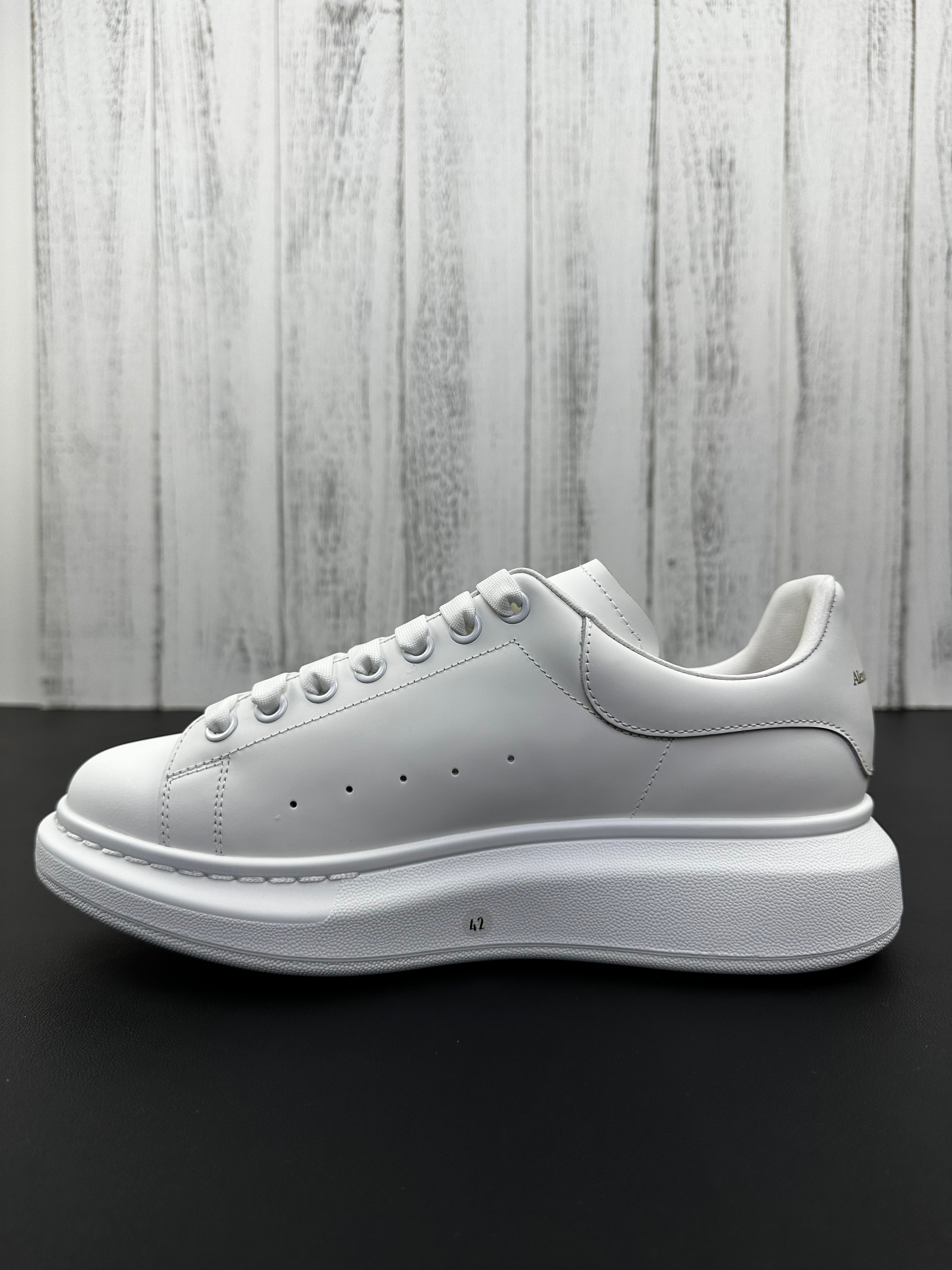 Alexander McQueen All White Drip Sneakers