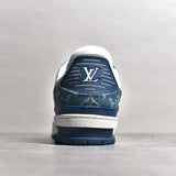Trainer White and Blue