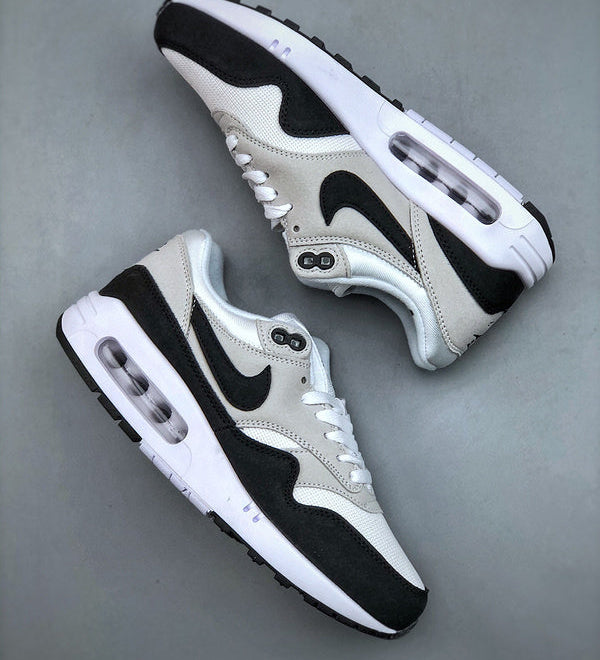Air Max 1 White/ Black-Pure Platinum