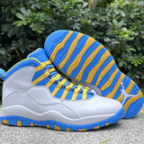 AJ10 White and Blue