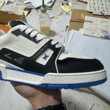 Trainer White and Blue