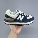 574 Azul Índigo Natural Angora