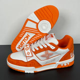 Trainer White and Orange